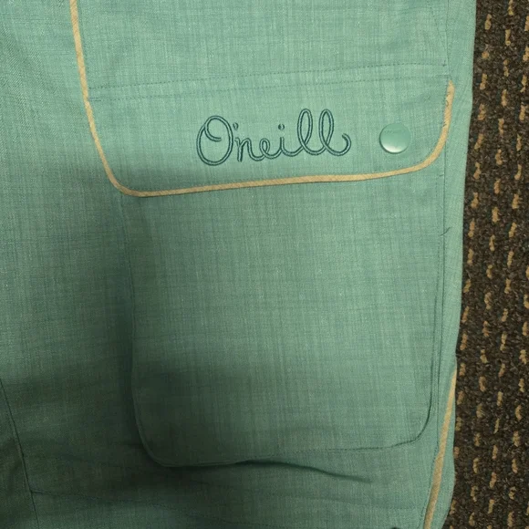 O'Neill- Teal- Snow/Ski Pants- Cargo- Lots of Pockets- Size Large - Picture 2 of 11